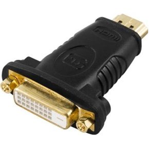 Deltaco Hdmi 10 19 Pin Dvi Zwart Kabeladapterverloopstukje deltaco kopen in de aanbieding