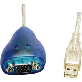 Deltaco Uc 232B9 Rs 232 Usb Blauw Wit Kabeladapterverloopstukje deltaco kopen in de aanbieding