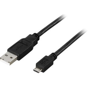 Deltaco Usb 20 Cable Amicro B 05M A Micro B Mannelijk Zwart Kabel deltaco kopen in de aanbieding