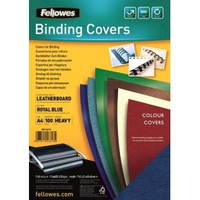Fellowes Delta A4 Papier Blauw 100Stuks Binding Cover fellowes kopen in de aanbieding