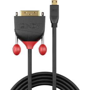 Lindy 36288 Micro Hdmi Dvi D Grijs Kabeladapterverloopstukje lindy kopen in de aanbieding