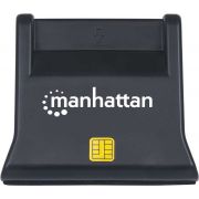 Manhattan-102025-USB-2-0-Zwart-smart-card-reader