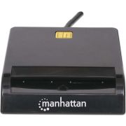 Manhattan-102049-Binnen-USB-2-0-Zwart-smart-card-reader
