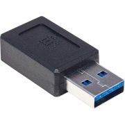 Manhattan-354714-USB-A-USB-C-Zwart-kabeladapter-verloopstukje