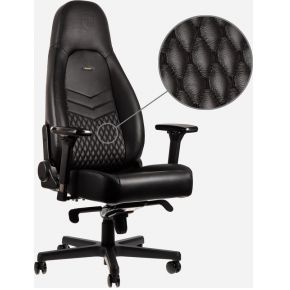 Noblechairs Icon Real Leather Black
