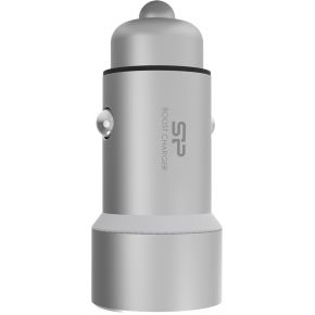 Silicon Power Cc202P Auto Zilver Oplader Voor Mobiele Apparatuur silicon power kopen in de aanbieding