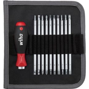 Wiha - Screwdriver With Interchangeable Blade Set System 6 281 T11 System 6 Set 11-tlg. Sf-telesc