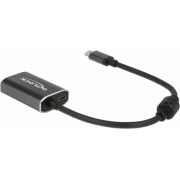 DeLOCK 62989 0.2m USB C VGA (D-Sub) Grijs video kabel adapter
