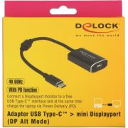 DeLOCK-62990-0-2m-USB-C-Mini-DisplayPort-Grijs-video-kabel-adapter
