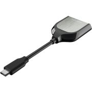 Sandisk Extreme PRO USB 3.0 (3.1 Gen 1) Type-C Zwart, Zilver geheugenkaartlezer