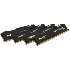 Kingston Hyperx Fury Black 64Gb Ddr4 2933Mhz Kit Geheugenmodule kingston kopen in de aanbieding
