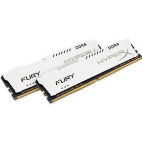 Kingston Hyperx Fury White 16Gb Ddr4 3400 Mhz Kit 3400Mhz Geheugenmodule kingston kopen in de aanbieding