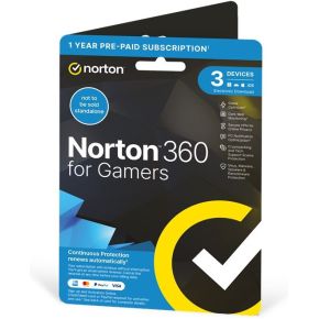 Norton 360 for Gamers 1 jaar gratis