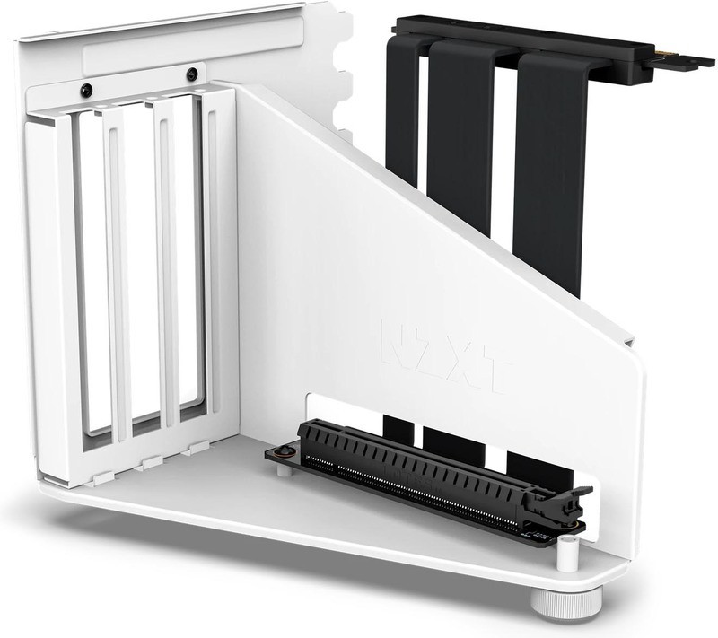 Compacte GPU Anti-doorzakstaaf – Verstelbaar 25-50mm – Magnetische Voet – Aluminium – Voor Alle Behuizingen – Wit