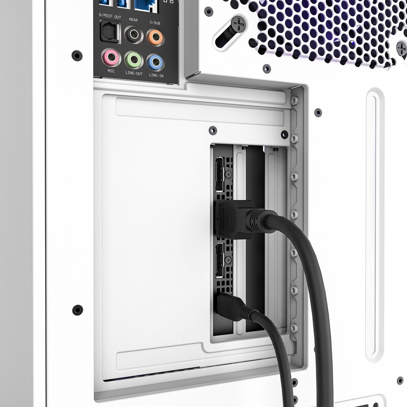 Megekko.nl - NZXT Vertical GPU Mounting Kit (H5/H6/H7/H9) - White