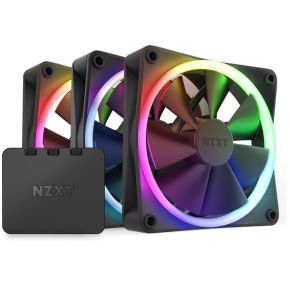 NZXT F120RGB - 120mm RGB Fans - Triple - Black