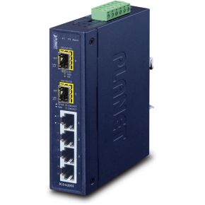 Assmann Planet Igs 620Tf Unmanaged Gigabit Ethernet 101001000 Zwart Netwerk Switch assmann kopen in de aanbieding