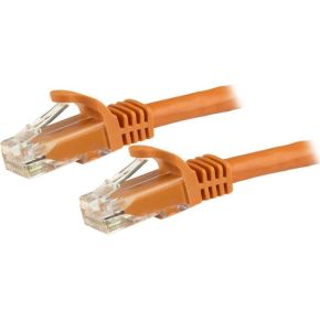 Startechcom 15M Rj45 Utp Cat6 Gigabit Netwerkkabel Zonder Uitsteeksels Oranje startech kopen in de aanbieding