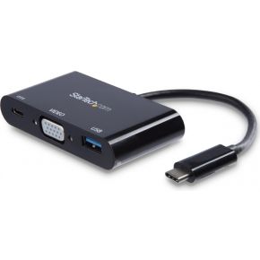 Startechcom Usb C Naar Vga Multifunctionele Adapter Met Power Delivery En A Poort startech kopen in de aanbieding