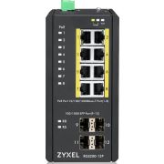 ZyXEL-RGS200-12P-Managed-L2-Gigabit-Ethernet-10-100-1000-Power-over-Ethernet-PoE-Zwart-netwerk-switch