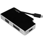 StarTech.com CDPVGDVHDB 3-in-1 reisadapter USB-C/HDMI+DVI+VGA