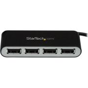 StarTech-com-ST4200MINI2-USB-2-0-480Mbit-s-Zwart-Zilver-hub-concentrator