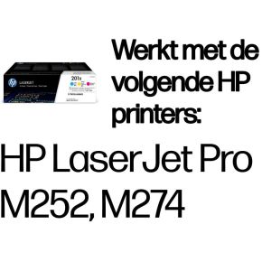 HP Toner CF 253 XM C/M/Y nr. 201 X