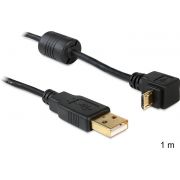 Delock 83148 Kabel USB-A male > USB micro-B male schuin 90° omhoog/omlaag