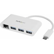 StarTech-com-3-poorts-USB-3-0-Hub-met-Gigabit-Ethernet-USB-C-wit