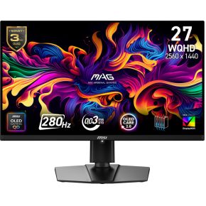 MSI MAG 271QP QD-OLED X28 27 Quad HD 280Hz QD-OLED Gaming Monitor