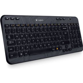 Logitech K360 Fr Rf Draadloos Azerty Frans Zwart logitech kopen in de aanbieding