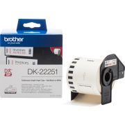 Brother DK-22251 Zwart en rood op wit DK labelprinter-tape - [PABU001]
