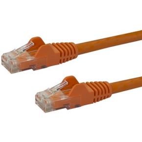 StarTech.com Cat6 netwerkkabel met snagless RJ45 connectoren UTP patchkabel oranje 0,5m