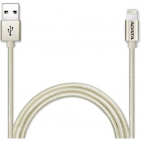 ADATA 1m, USB 2.0-A/Lightning 1m USB A Lightning Goud