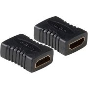 ACT AP1005 HDMI A HDMI A Zwart kabeladapter/verloopstukje