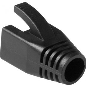 ACT RJ45 zwarte tule voor 7,0 mm kabel
