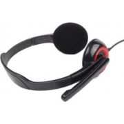 Gembird-MHS-002-Stereofonisch-Hoofdband-Zwart-Rood-hoofdtelefoon