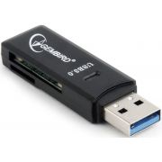Gembird-UHB-CR3-01-USB-Zwart-geheugenkaartlezer
