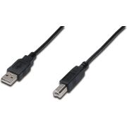 ASSMANN Electronic AK-300102-030-S 3m USB A USB B Zwart USB-kabel
