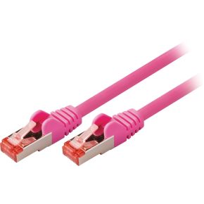 Valueline Vlcp85221P75 75M Cat6 Sftp S Stp Roze Netwerkkabel valueline kopen in de aanbieding