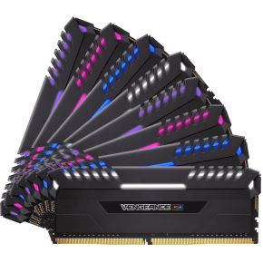 Corsair DDR4 Vengeance RGB 8x8GB 2666 Geheugenmodule