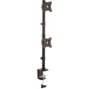Startech StarTech.com ARMDUALV 27  Klem Zwart flat panel bureau steun