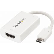 StarTech.com USB-C naar HDMI video adapter met USB Power Delivery 4K 60Hz wit