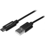 StarTech.com USB2AC50CM 0.5m USB A USB C Zwart USB-kabel