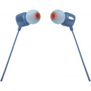 JBL T110 In-ear Stereofonisch Bedraad Blauw mobiele hoofdtelefoon