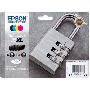 Epson C13T35964020 60.9ml 41.2ml Zwart, Cyaan, Geel inktcartridge