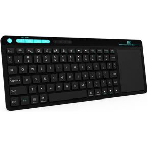 Rii Mini K18 RF Draadloos QWERTY Engels Zwart toetsenbord