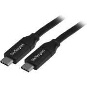 Startech USB2C5C4M 480Mbps 4.00m Zwart USB-IF Gecertificeerd USB-C Kabel