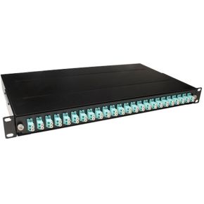 ACT Fiber panel 24 x duplex LC multimode OM3
