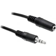 DeLOCK-84002-3m-3-5mm-male-female-Zwart-audio-kabel